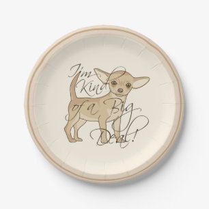 Prato De Papel Chihuahua, eu sou meio que um grande amigo