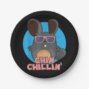 Prato De Papel Chinchilla Chinchillin Eu Legal Dar Presente aos 