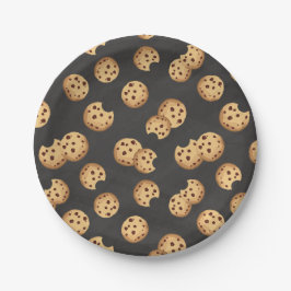 Prato De Papel Chocolate Chip Cookies Chalkboard Birthday Paper P