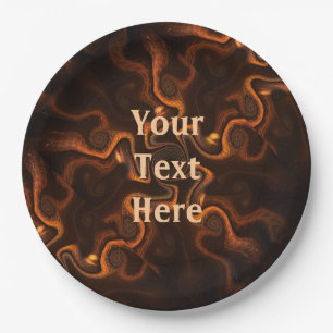 Prato De Papel Chocolate mexicano