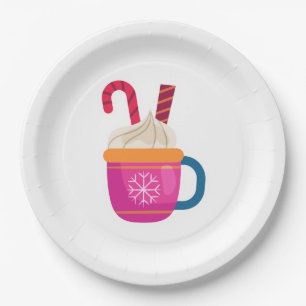 Prato De Papel Chocolate Quente