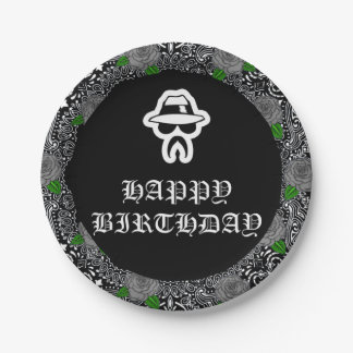 Prato De Papel Cholo Theme Party Plates