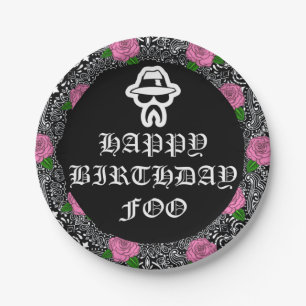 Prato De Papel Cholo Theme Party Plates