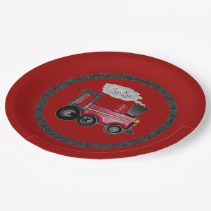 Prato De Papel Choo Choo Train Kids Trains Personaliza