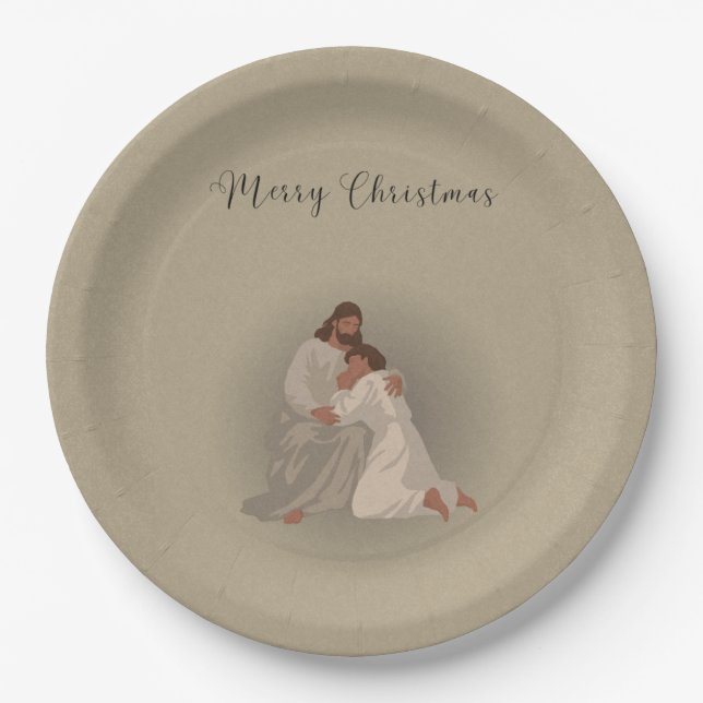 Prato De Papel Christian Christmas Napkins (Frente)