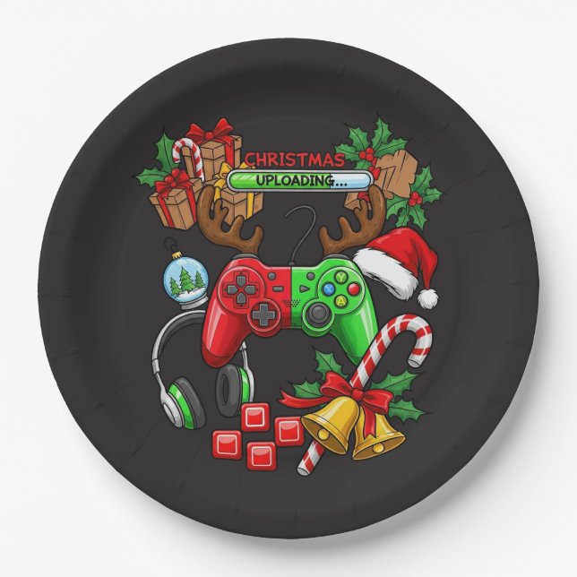 Prato De Papel Christmas (Frente)