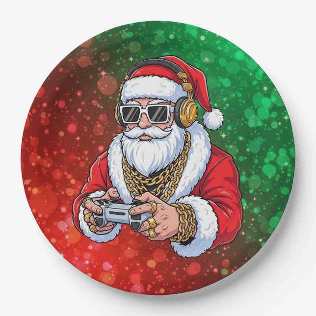 Prato De Papel Christmas (Frente)