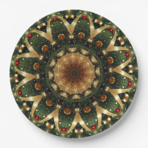 Christmas Decorative Holiday Paper Plate
