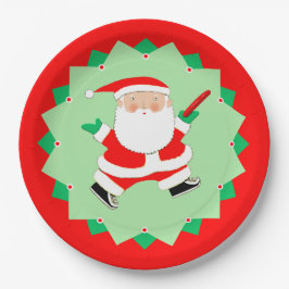 Prato De Papel Christmas Disc Golf Party