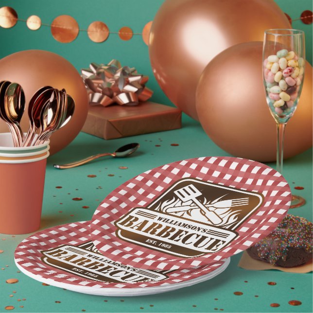 Prato De Papel Churrasco Personalizado (Múltiplo)