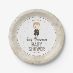 Prato De Papel Chuva de Bebê Harry Potter Chibi Draco Malfoy Mago