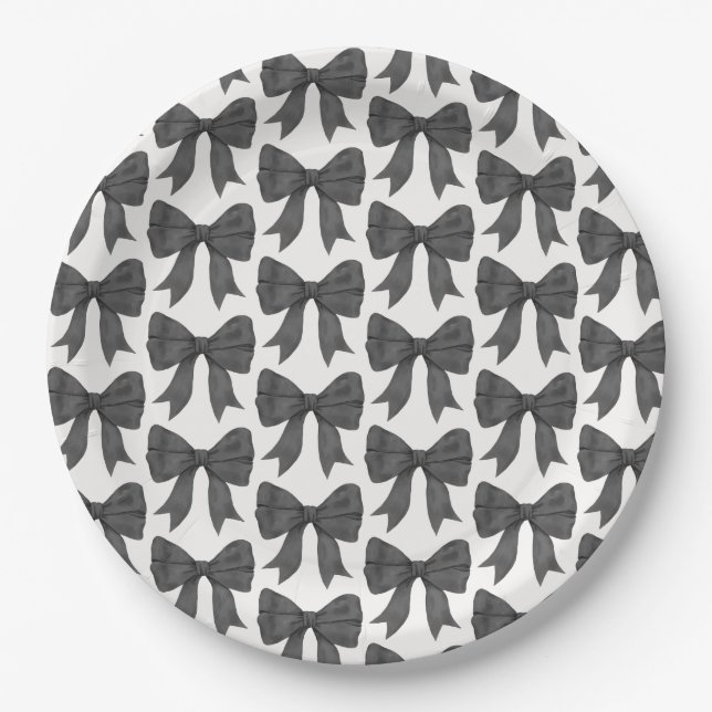 Prato De Papel Chuva de Bebê ou Chá de Noiva, Festa de Aniversári (Frente)