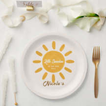 Chuva de sol Baby shower ensolarado