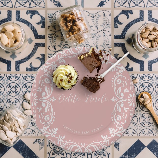 Prato De Papel Cielito Lindo Mexicano Papel Picado Talavera (Criador carregado)