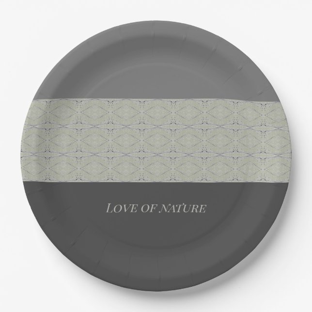 Prato De Papel Cintos Com Verde Suave (Frente)