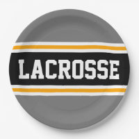 Cinza Esportiva LACROSSE Bandas Amarelas Negras