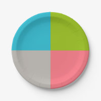 Cinza Rosa Verde Azul