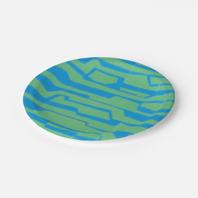 Prato De Papel Circuito Moderno V (Inclinado)