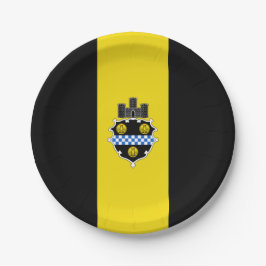 Prato De Papel City Flag de Pittsburgh (Pensilvânia)