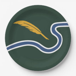 Prato De Papel City Flag of Northampton (Massachusetts, EUA)