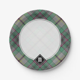 Prato De Papel Clan Craig Tartan Paper Plates