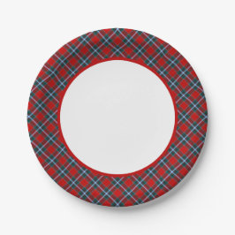 Prato De Papel Clan Drummond Tartan Border