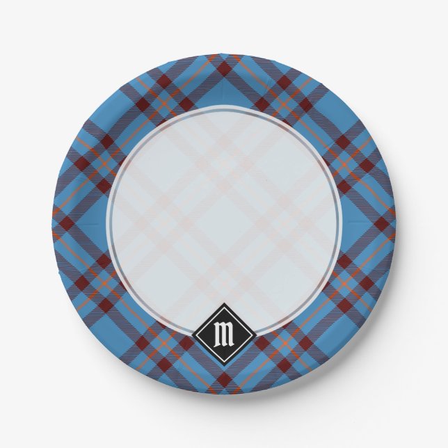 Prato De Papel Clan Elliot Ancient Tartan Plates (Frente)