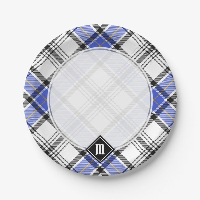 Prato De Papel Clan Hannay Tartan (Frente)