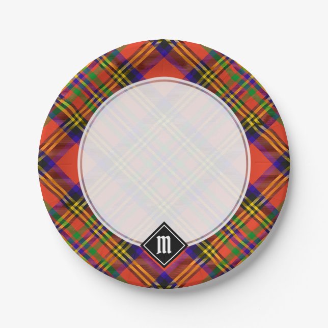 Prato De Papel Clan Hepburn Tartan (Frente)
