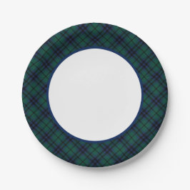 Prato De Papel Clan Keith Modern Tartan Border