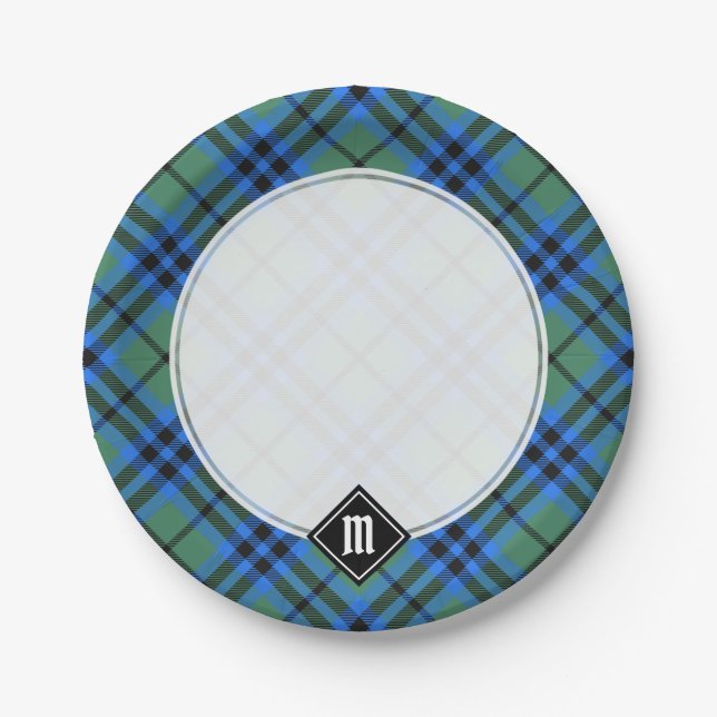 Prato De Papel Clan Keith Tartan Paper Plates (Frente)
