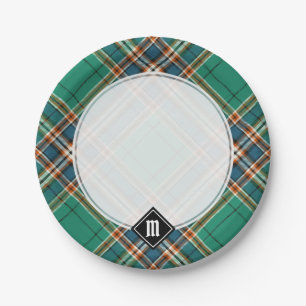 Prato De Papel Clan MacFarlane Caça Antigo Tartan