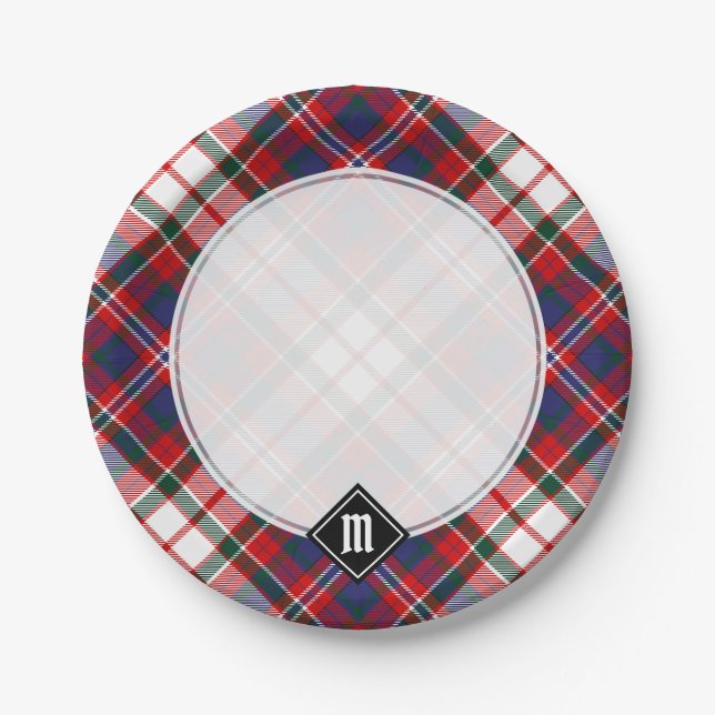 Prato De Papel Clan MacFarlane Dress Tartan (Frente)