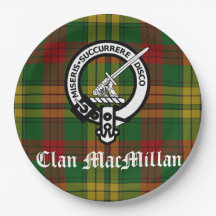 Clan MacMillan Crest Crachá e Tartan