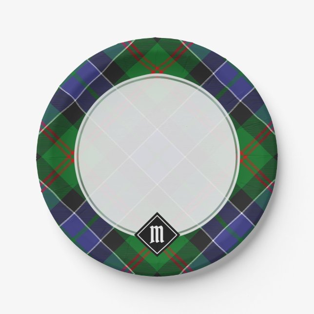 Prato De Papel Clan Paterson Tartan (Frente)