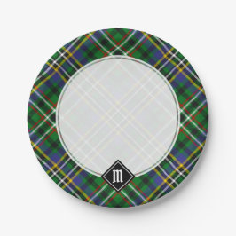 Prato De Papel Clan Scott Green Tartan Paper Plates