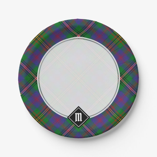 Prato De Papel Clan Wood Tartan (Frente)