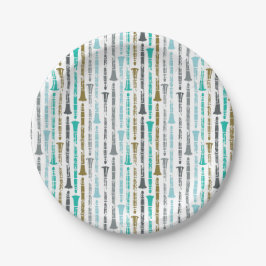 Prato De Papel Clarinet Themed