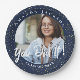 Prato De Papel Classe de 2023 Você Fez Festa de formatura Fotográ