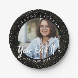 Prato De Papel Classe de 2023 Você Fez Festa de formatura Fotográ