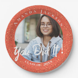 Prato De Papel Classe de 2023 Você Fez Festa de formatura Fotográ