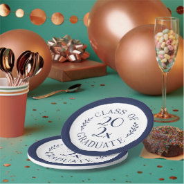 Prato De Papel Classe De Fronteira De Marinho Da Tipografia Do Fo