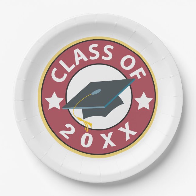 Prato De Papel Classe de Graduação (Frente)