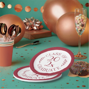 Prato De Papel Classe De Graduação Da Fronteira Da Borda Da Borda