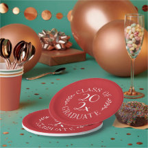 Classe De Graduação De Emblem Branco Branco Chic 2