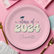Classe Retroativa Rosa De Graduação De 2024