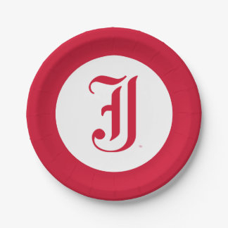 Prato De Papel Clássico da Jacksonville State University Letra JS