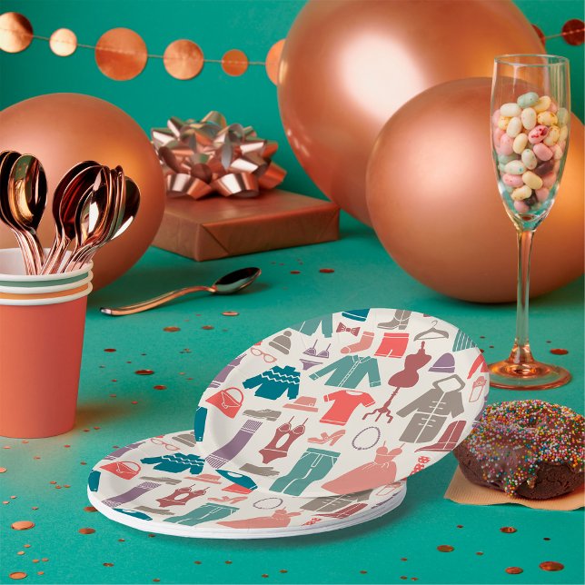 Prato De Papel Clothes Icons Paper Plates (Criador carregado)