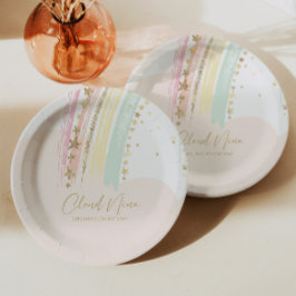 Prato De Papel Cloud Nine Birthday