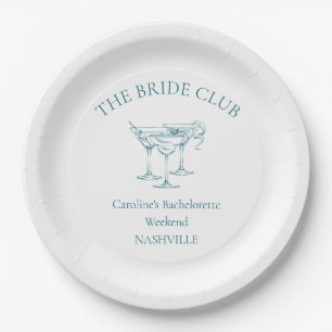 Prato De Papel Clube Social de Coquetéis Personalizados para Desp
